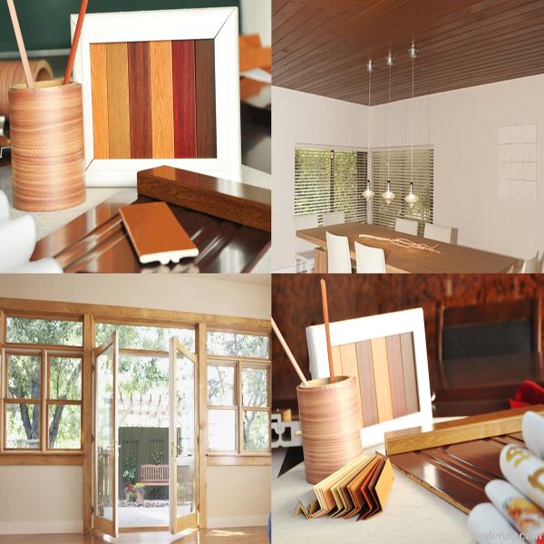 Wood Grain Decorative Film for PVC