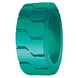 non-marking solid forklift tire 6.50-10