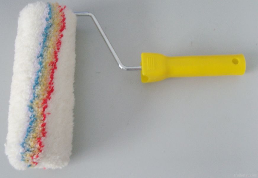 colorful stripe paint roller