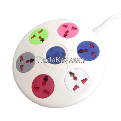 2015 UFO new round type cheap color universal socket for India market