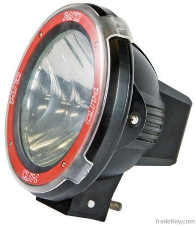 7inch HID driving light with red ring 12V 55W