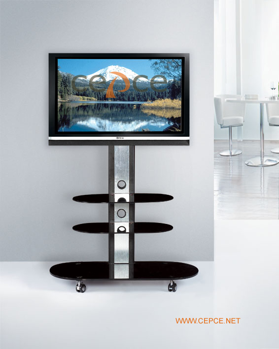 CEPCE GLASS PLASMA LCD TV TABLE TV56