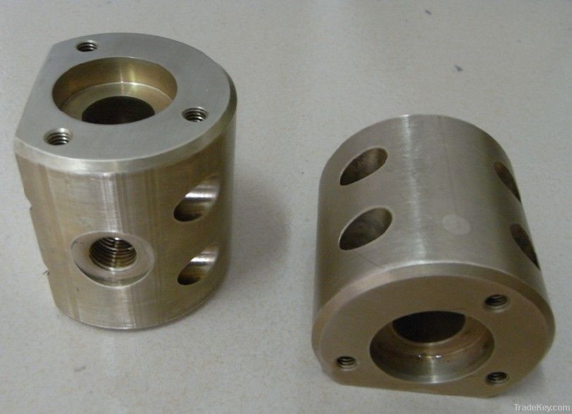 CNC milling Brass Block