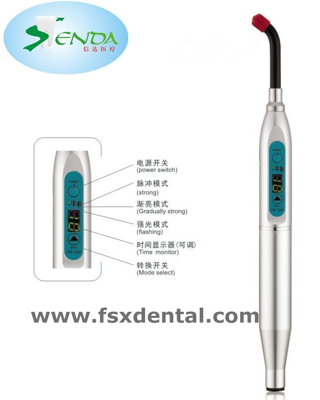 LED curing light with digital(wireless)