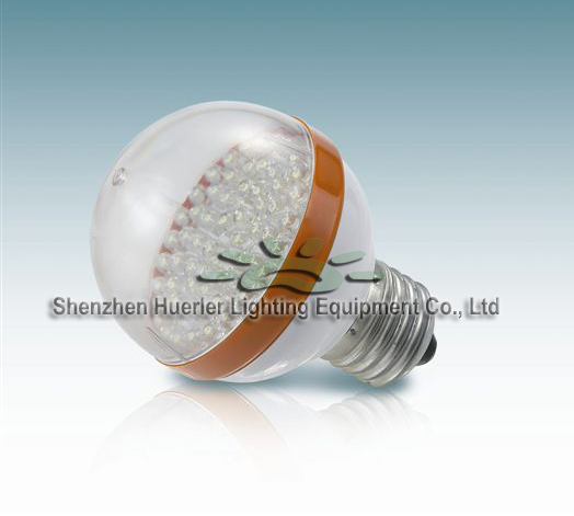 LED round bulb, E27 base, 3w, 60LEDs, replace 30w incandescent