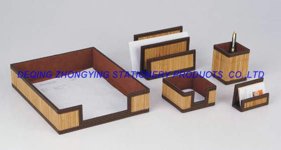 stationery Set, Office Set, Bamboo Desktop Set