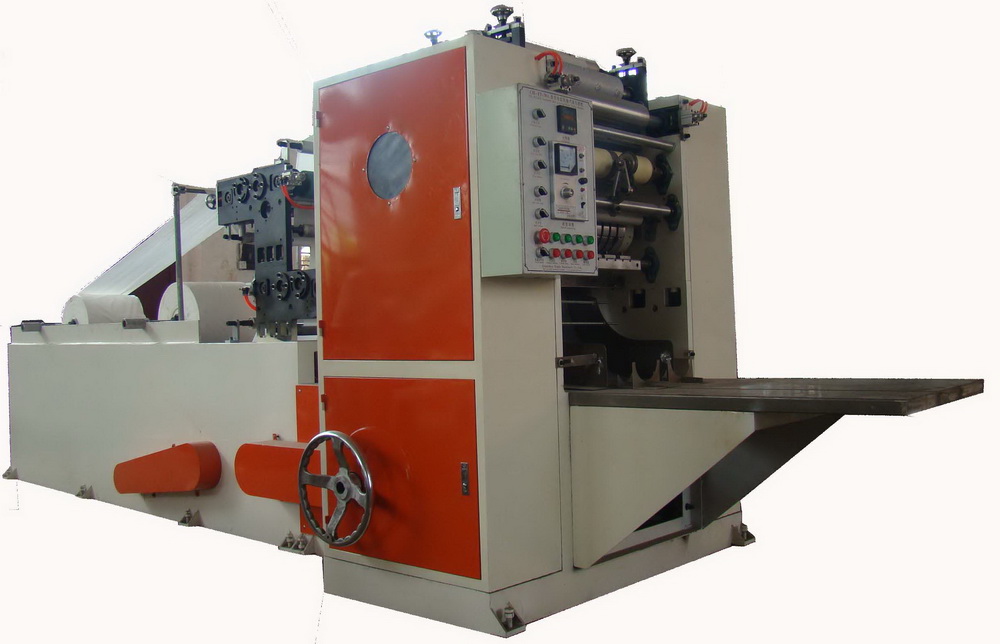 Full-automatic box-drawing facial tissue machine