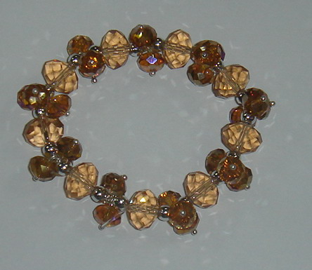 beaded crystal bracelet