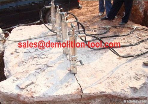 hydraulic rock splitter, concrete splitter and stone splitter