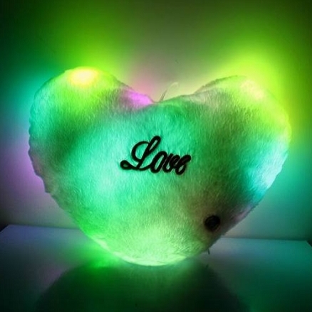 Perfect Xmas Gift - Heart shape design Colorful LED Love light-emittin