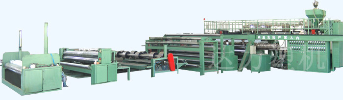 Extrusion lamianting machine