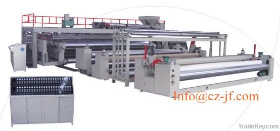 Geomembrane sheet production line