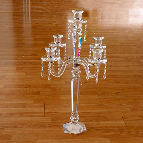 crystal candleholder, crystal candle holder, crystal candlestick