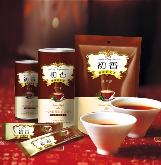 instant green tea , instant pu'er tea , instant jasmine tea , pearls te