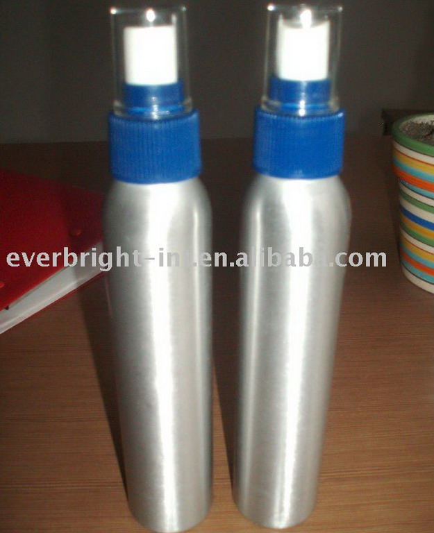 aluminum bottle with spray pump 100ml