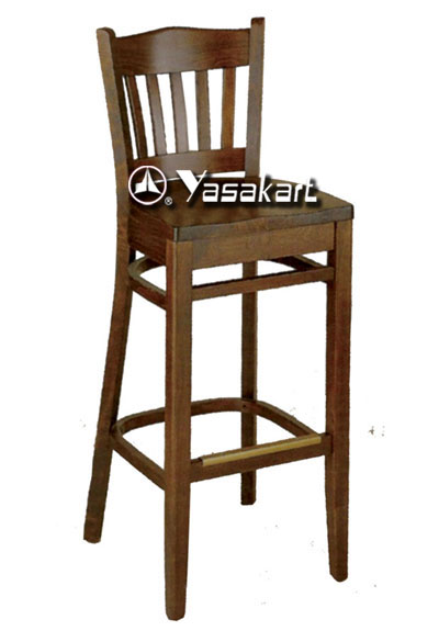 wood barstool