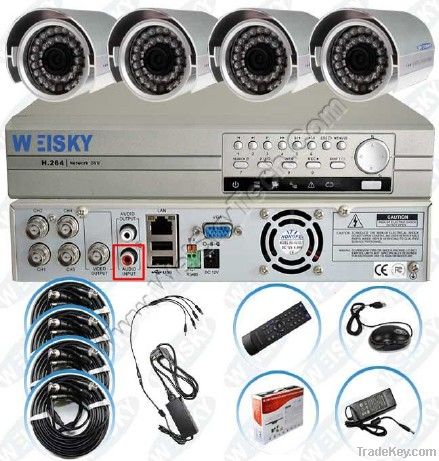 4Ch H.264 FULL D1 DVR-9114KIT1