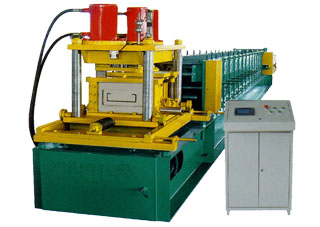 automatic die cut off & punching c roll forming machine