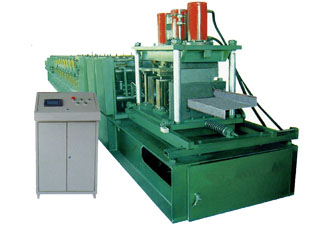 automatic die cut off & punching z roll forming machine