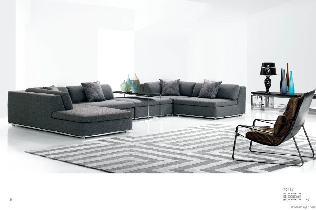 Fabric home sofa