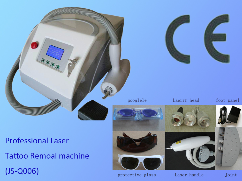 Portable Nd-Yag Q-switch Laser Tattoo Removal machine
