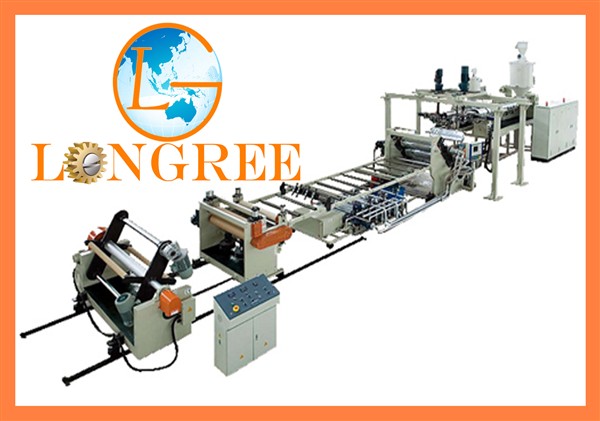 PP PE sheet extruder, sheet extrusion line, sheet production line