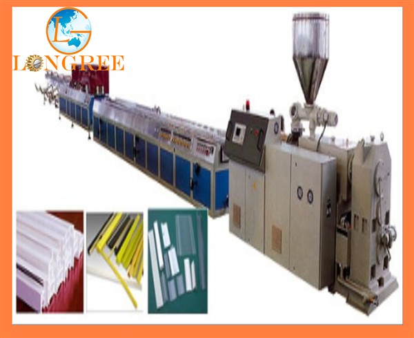 PVC window and door profile production line, profile extrusion line