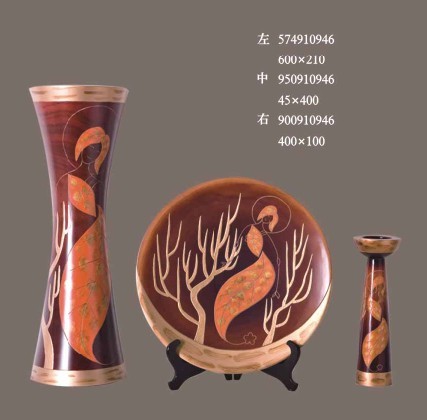 Wooden vase-3