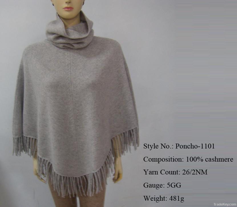 cashmere poncho