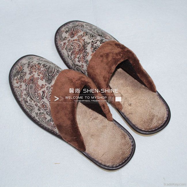 Chinese style indoor slippers flip flops