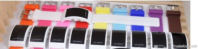 silicone rubber led watch