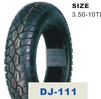 Motorcycle tyre 3.50-10TL 6PR