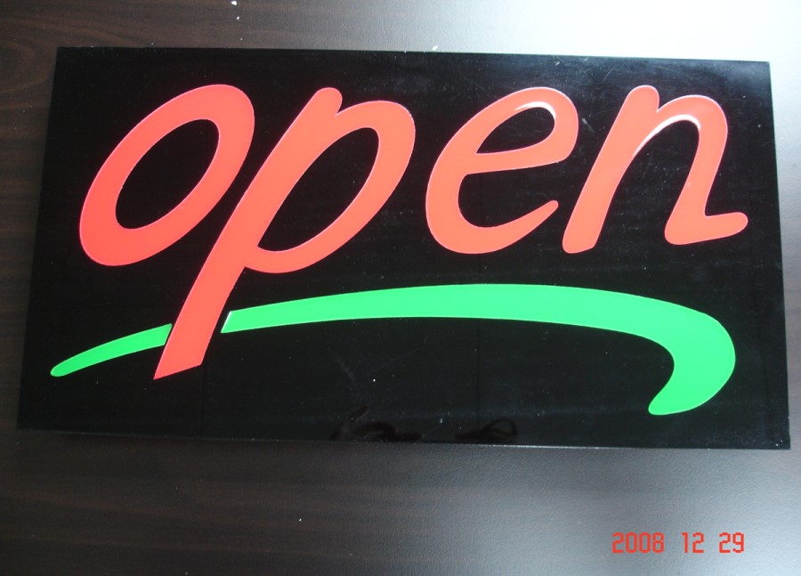 LED Open sign