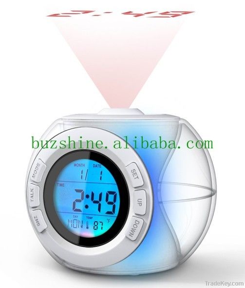 Projector Talking Clock, Talking Projection Clock