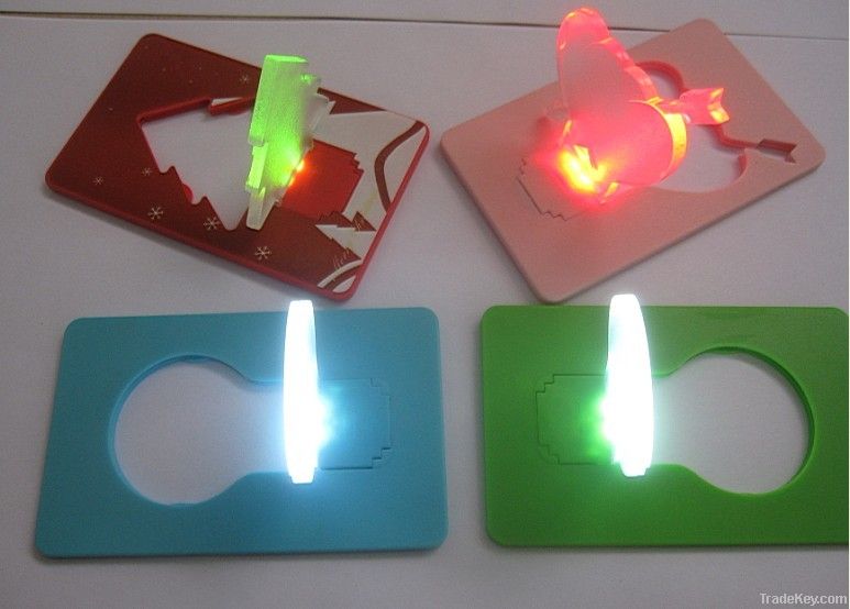 Christmas Tree Led Card Light for Christmas Gift