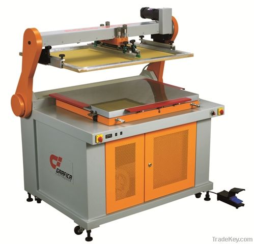 Ergonomically designed Semi automatic screen printing machine