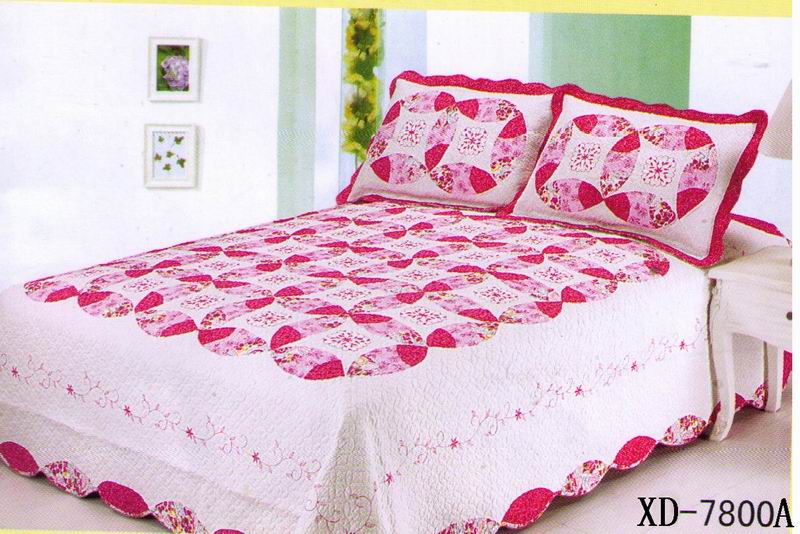 bedding set quilts 7800red