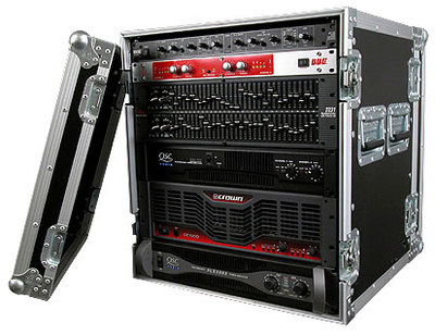 RK Cases -10U Amplifier Deluxe rack Case