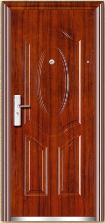 Steel security door A002