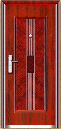 Steel security door A003