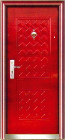 Steel security door A005