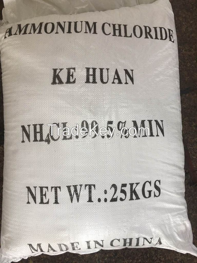 Ammonium Chloride with anti-caking agent, 99.5%min Tech. Grade