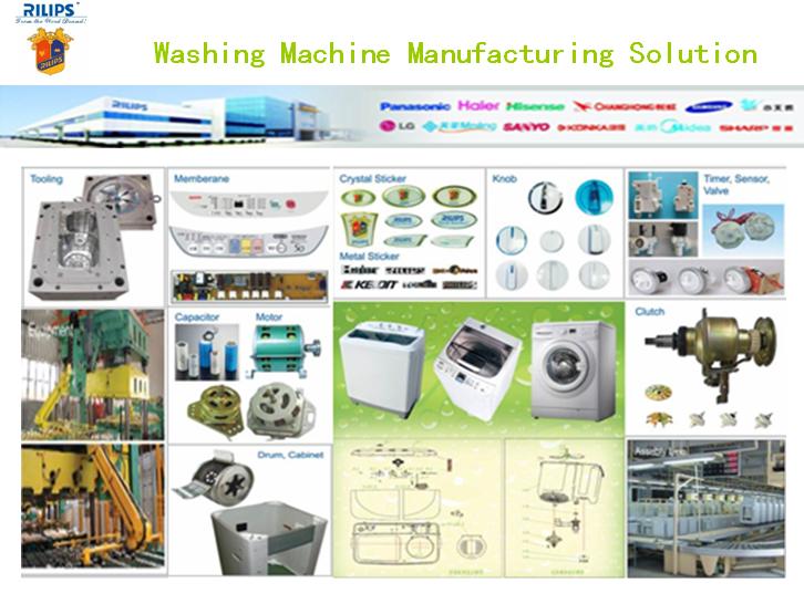 Rilips Provides Washing Machine Manufacturing Solution .