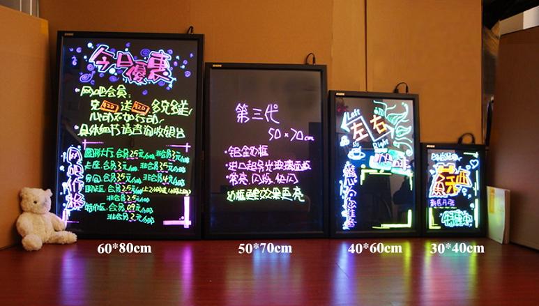 LED writing board/Led fluorescent handwriting board