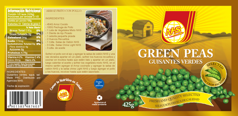 green peas By guangzhou unigarment import & export co., ltd, China