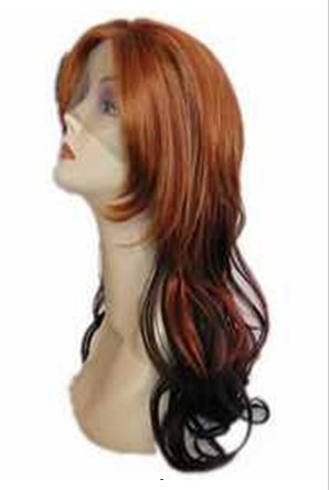 Red Lace Front wigs 20'' Length