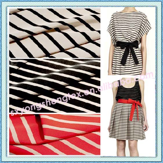 New Collection Sailor Stripe Knitting Fabric/Cotton Spandex Fabric