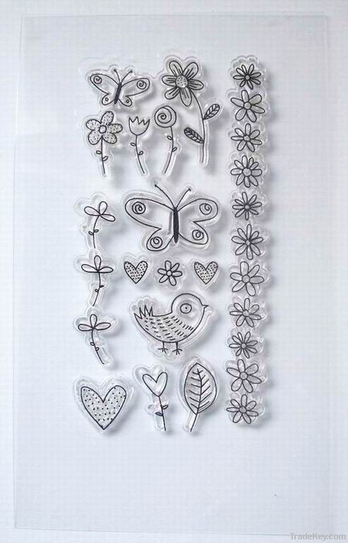 clear stamp for scrapbooking