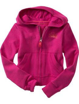 children's fashion fleece hoody jacket