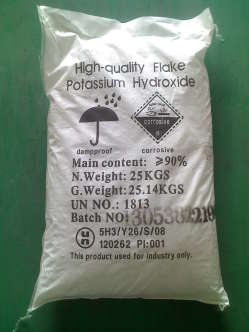 Potassium Hydroxide(90% flakes and 48% liquid)